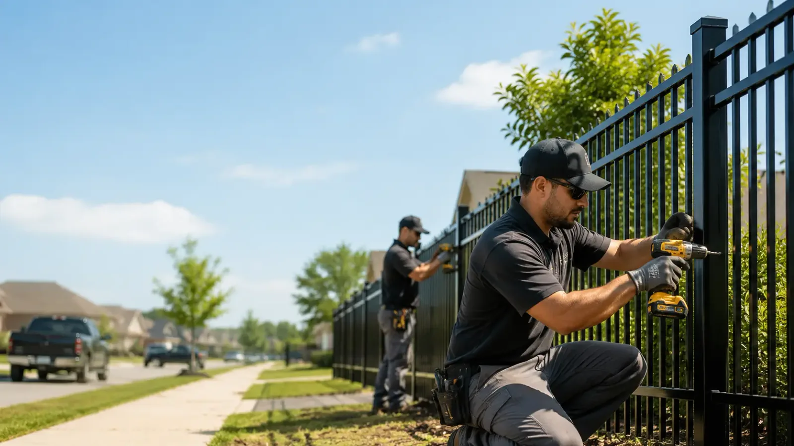 Metal Fence Installation in Mikana, WI